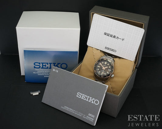 Seiko Prospex SBDC150 Brown Automatic Divers Stainless Mens Watch i18294