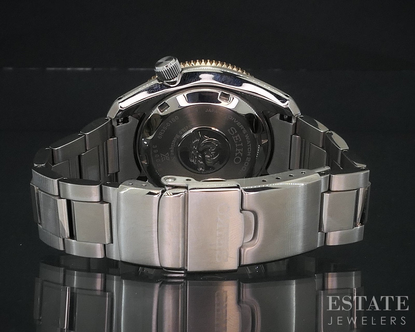Seiko Prospex SBDC150 Brown Automatic Divers Stainless Mens Watch i18294