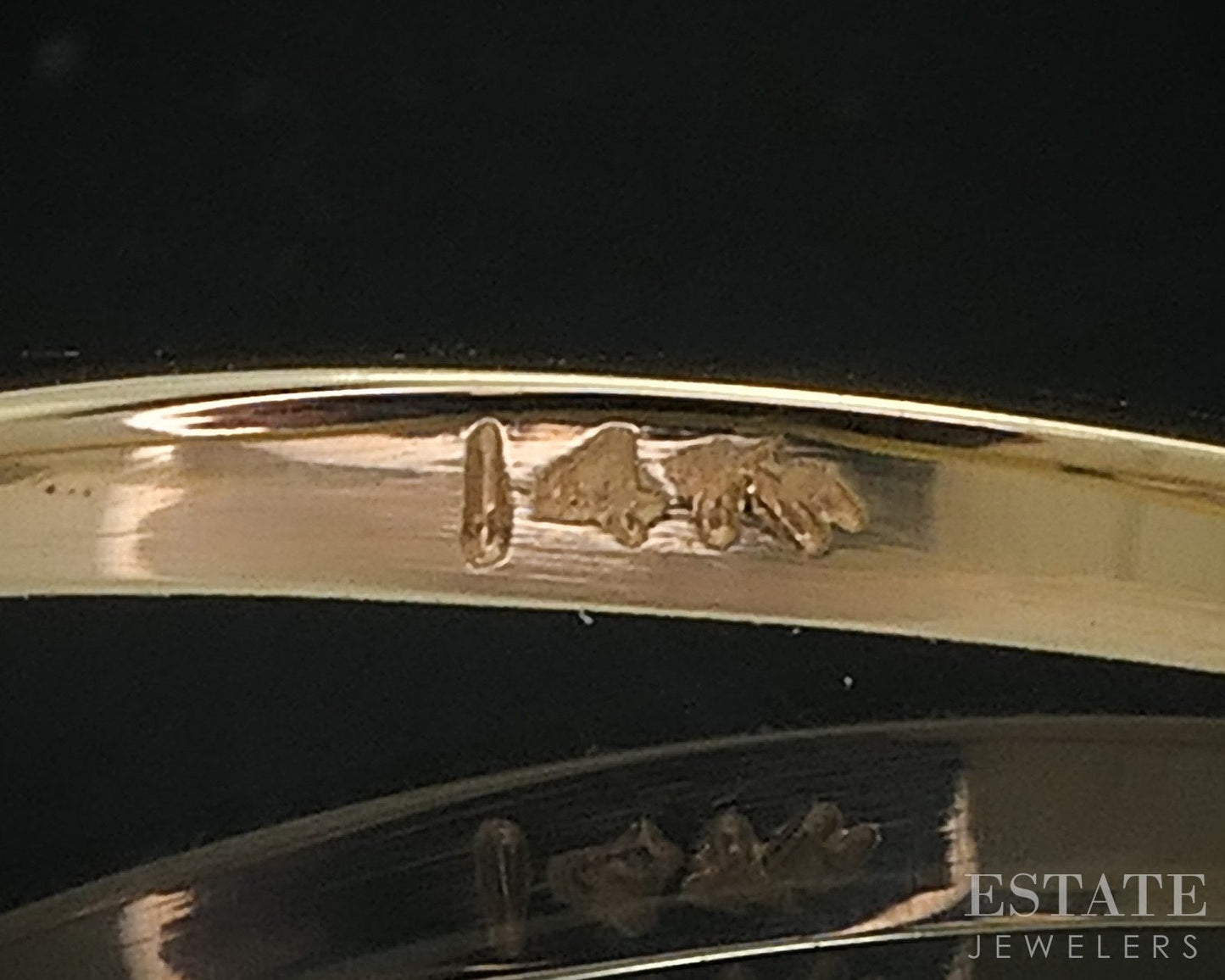 14k Yellow Gold Princess Natural 1.16ctw Diamond Engagement Ring 2.5g i18296