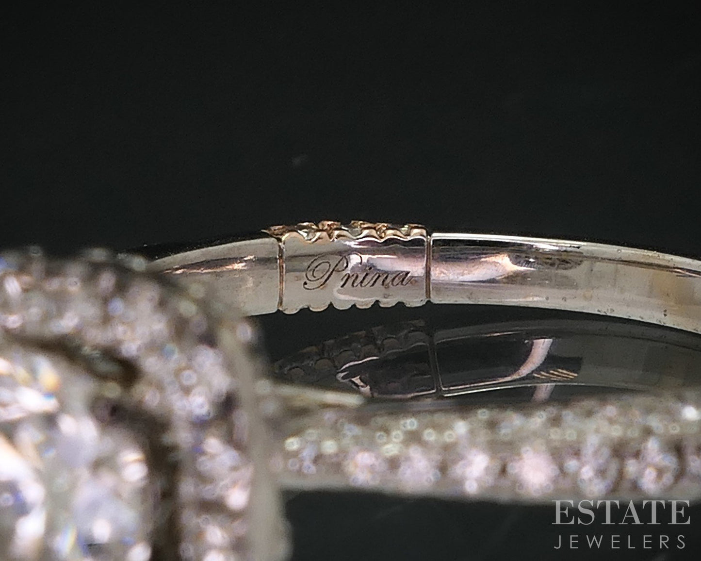 14k White Gold Round Natural 1.03ctw Diamond Halo Engagement Ring 3.5g i18289