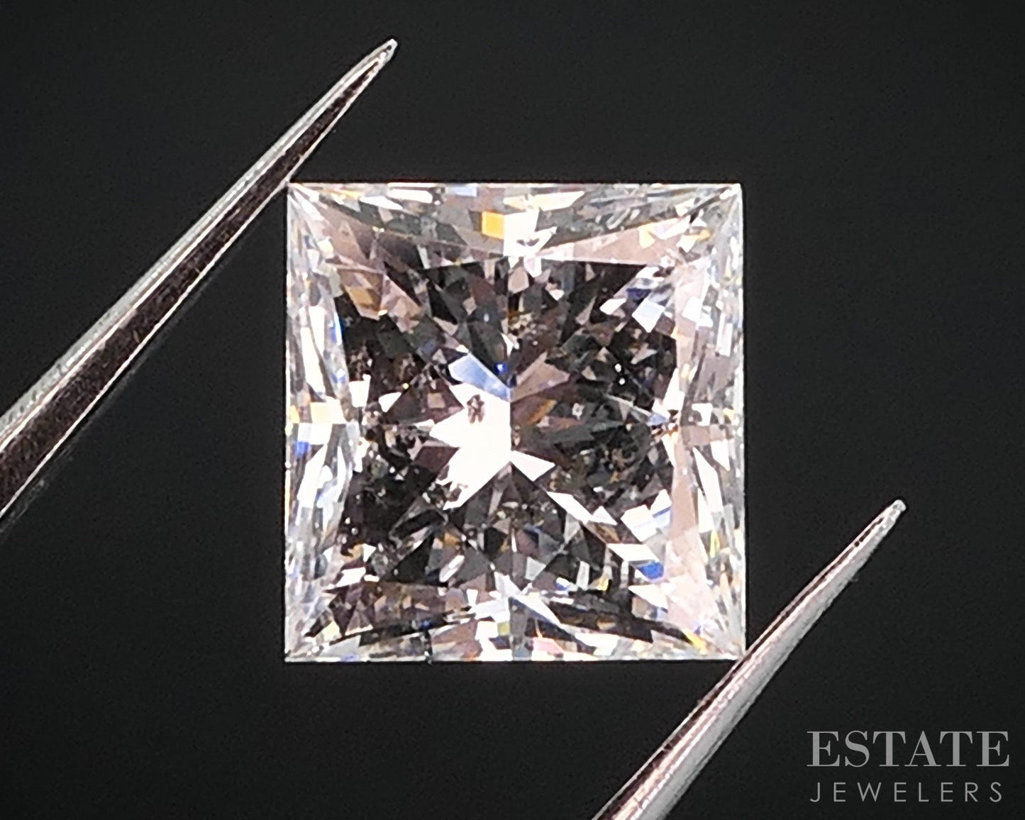 Loose .97ct Princess Cut GSI Certified LEO Natural Diamond SI2/F i18470