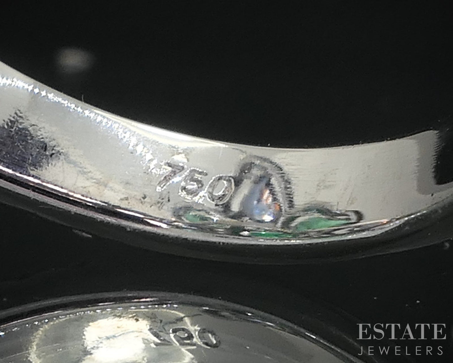 18k White Gold Natural Multi Gem & Diamond Flower Cocktail Ring 10.9g i18484