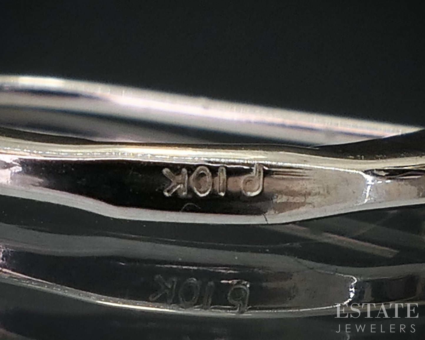 10k White Gold Round Natural Amethyst Lever Back Dangle Earrings 1.9g i18507b