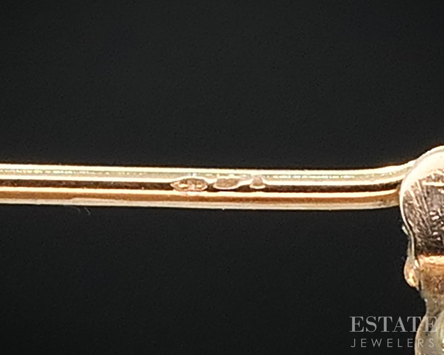 14k Yellow Gold Twisted Flat Hoop Ladies Earrings 3.4g i18510b