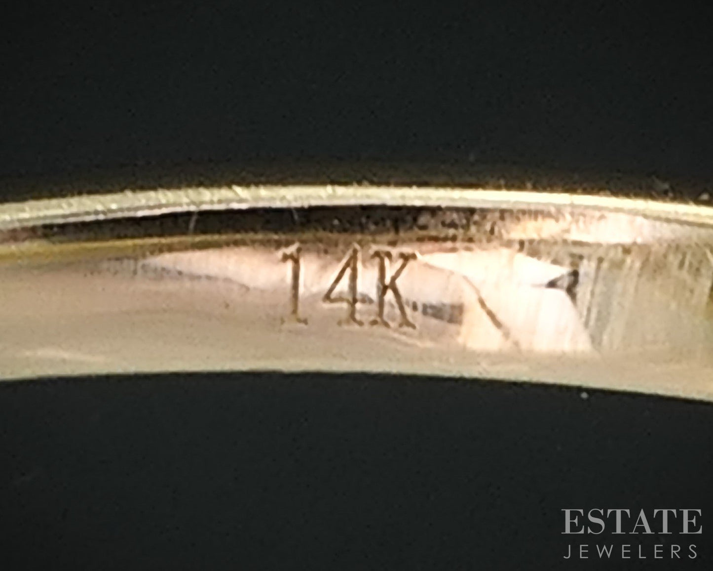 14k Yellow Gold EFFY Natural Yellow & White Topaz Ladies Ring 4.3g i18518b