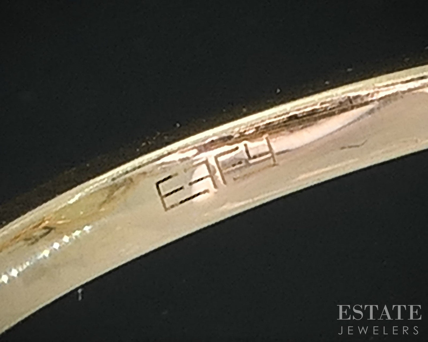 14k Yellow Gold EFFY Natural Yellow & White Topaz Ladies Ring 4.3g i18518b