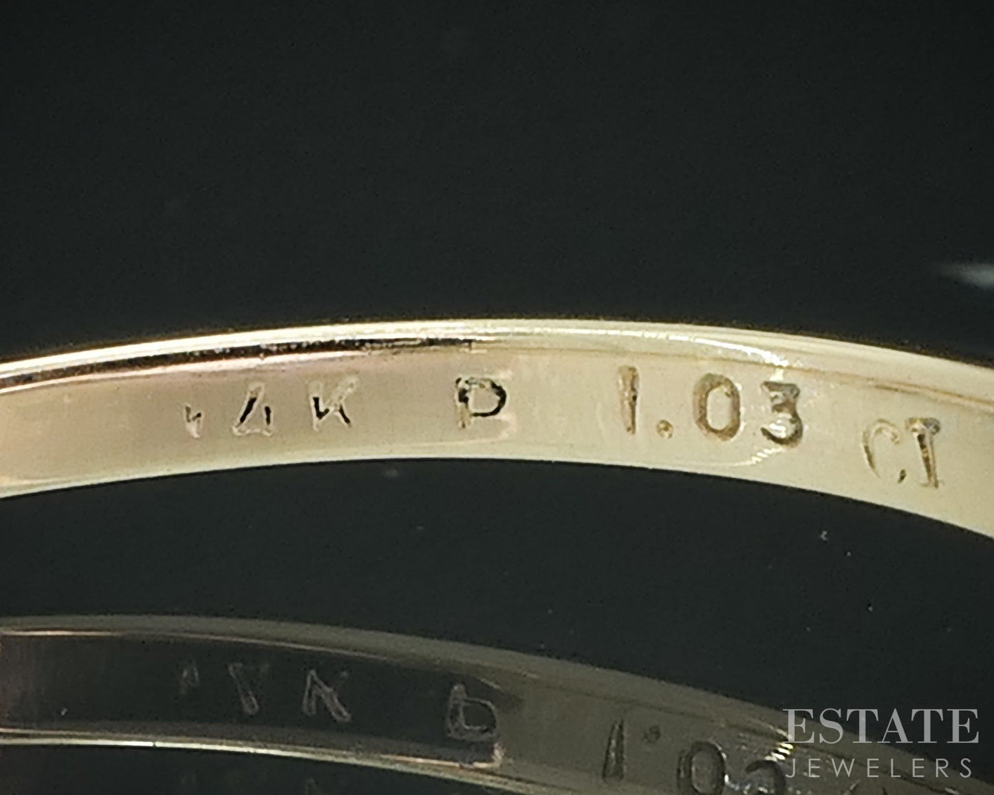 14k Yellow Gold Round Natural .75ct Diamond Solitaire Engagement Ring 2g i18103