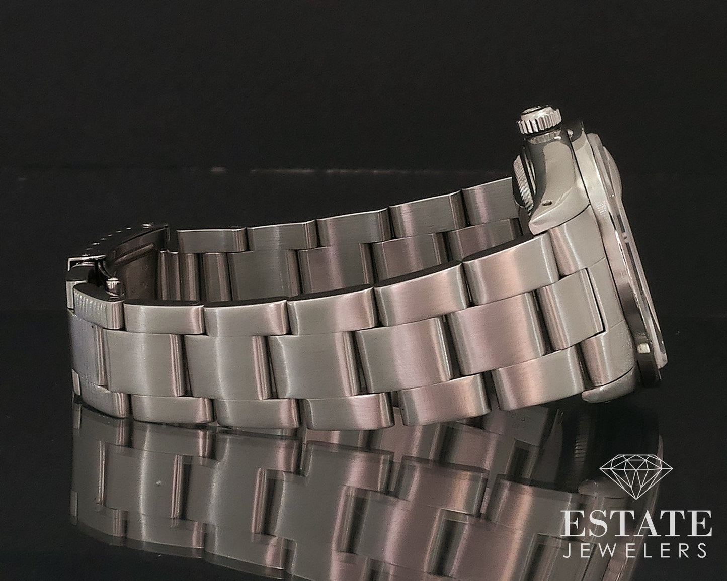 Rolex Oyster Perpetual Date Stainless 15200 Engine Bezel Mens Watch i17537