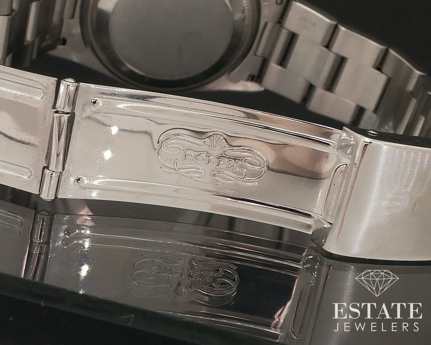 Rolex Oyster Perpetual Date Stainless 15200 Engine Bezel Mens Watch i17537