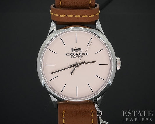 Coach Classic Star Leather Ladies Watch i18564