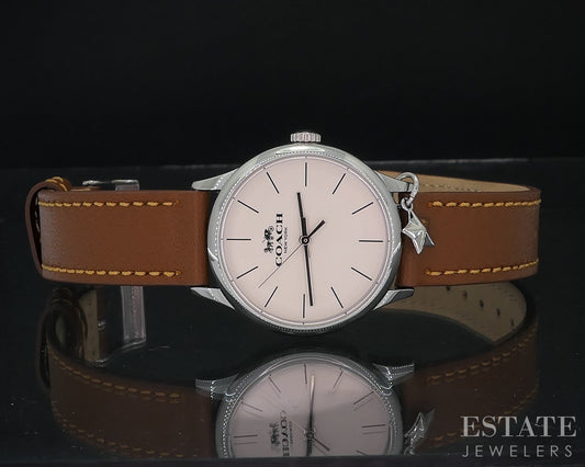 Coach Classic Star Leather Ladies Watch i18564