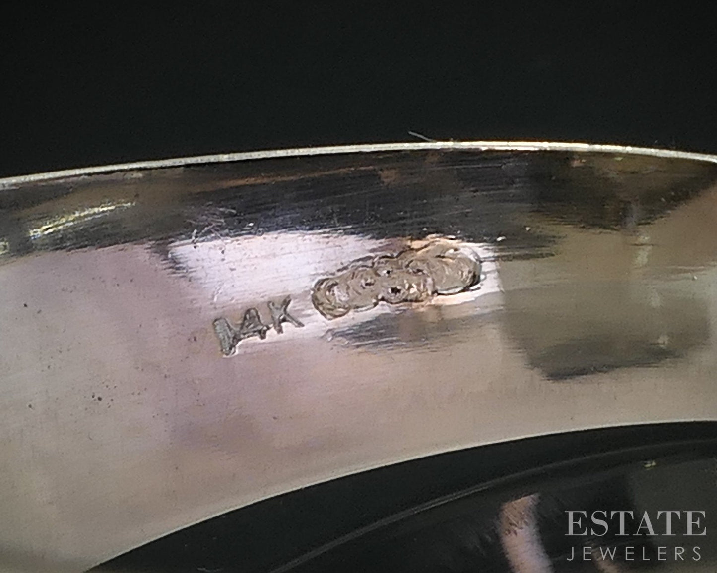 Vintage 14k Two Tone Gold Natural .17ctw Diamond Mens Watch Ring 10.3g i18636