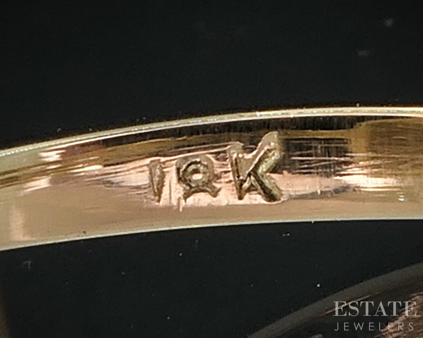 Vintage 18k Yellow Gold Natural 1.30ctw Diamond Cocktail Ring 4.9g i18847