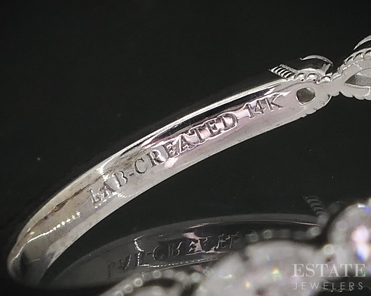 14k White Gold Neil Lane GSI Lab Created 1.52ct Diamond Engagement Ring i18928