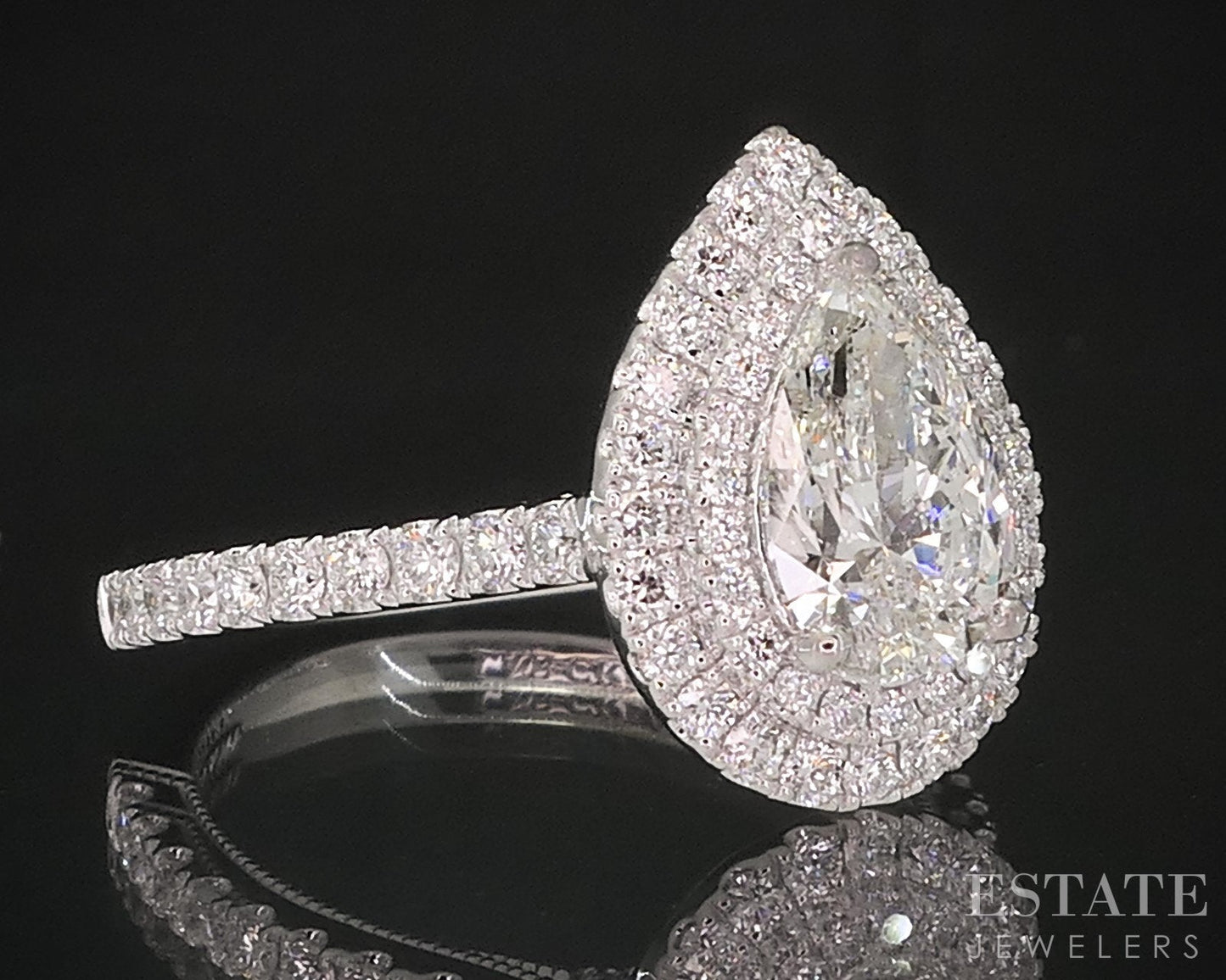 14k White Gold Neil Lane IGI Lab Created 1.69ctw Diamond Engagement Ring i18927