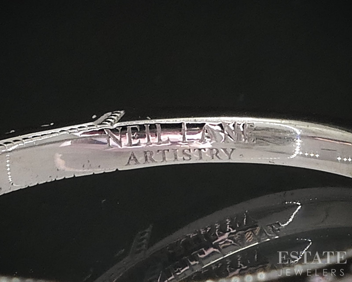 14k White Gold Neil Lane IGI Lab Created 1.69ctw Diamond Engagement Ring i18927