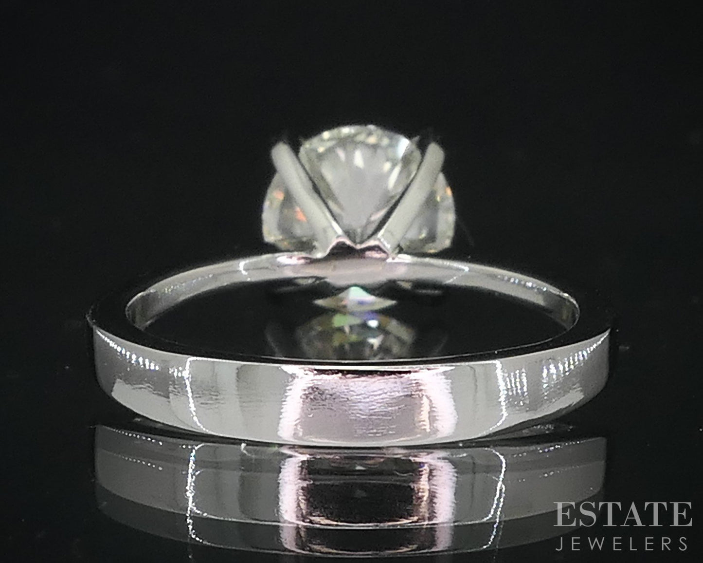 Platinum Round Natural 2.03ct Diamond Solitaire Engagement Ring 4.7g i18974