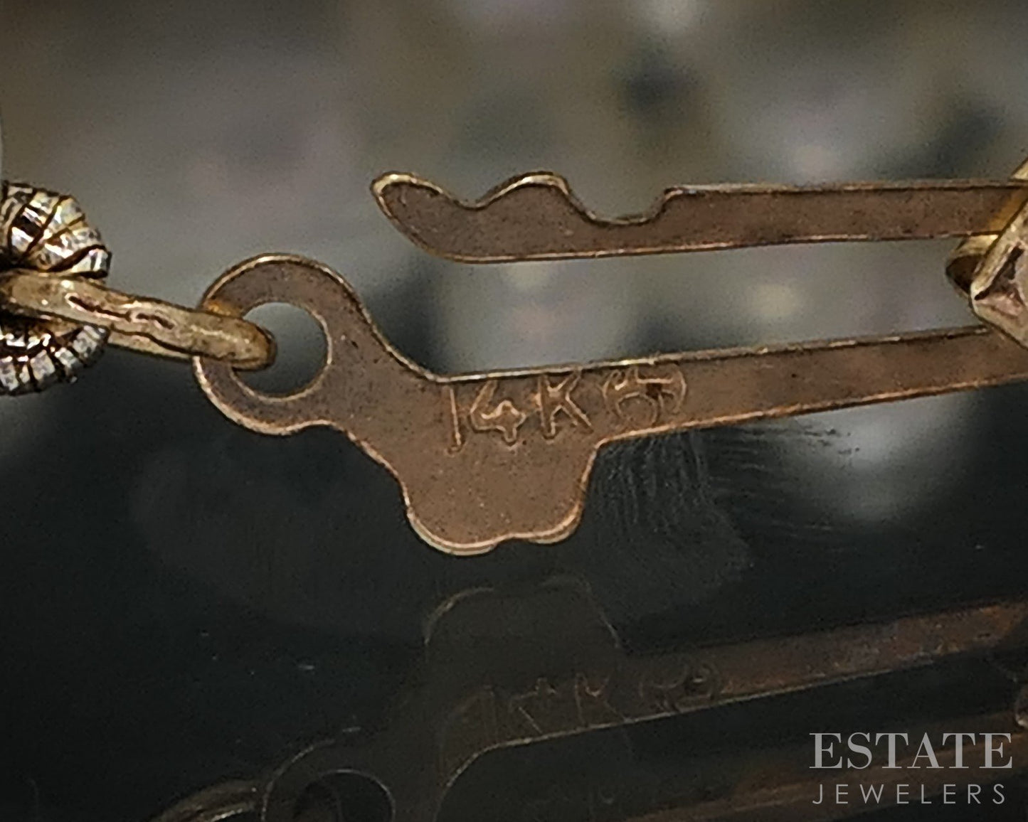 14k Yellow Gold Freshwater Pearl Cluster Ladies Bracelet 8"L i19020b