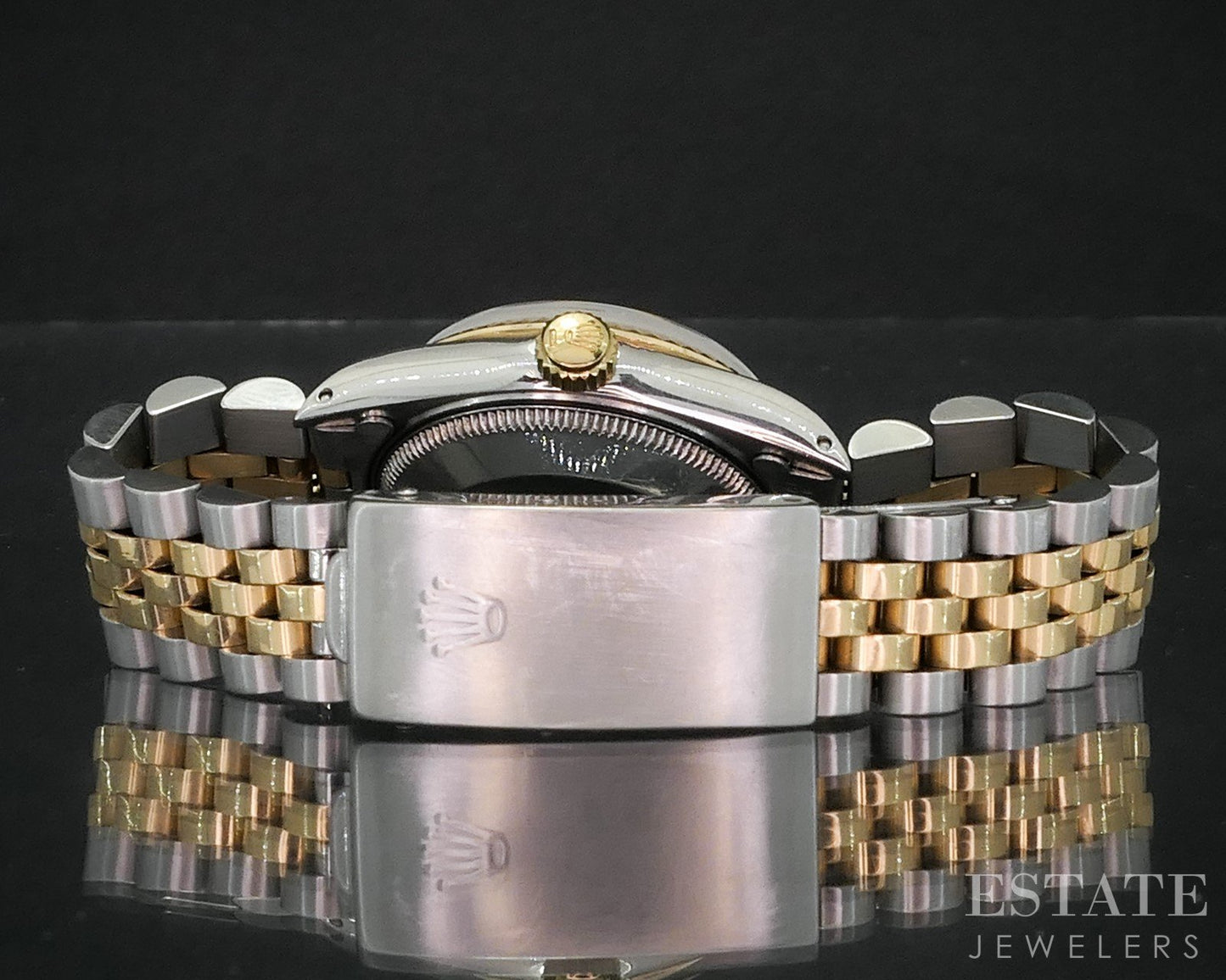 1991 Rolex Datejust 68273 Two Tone 18k Stainless 31mm Ladies Watch i19103