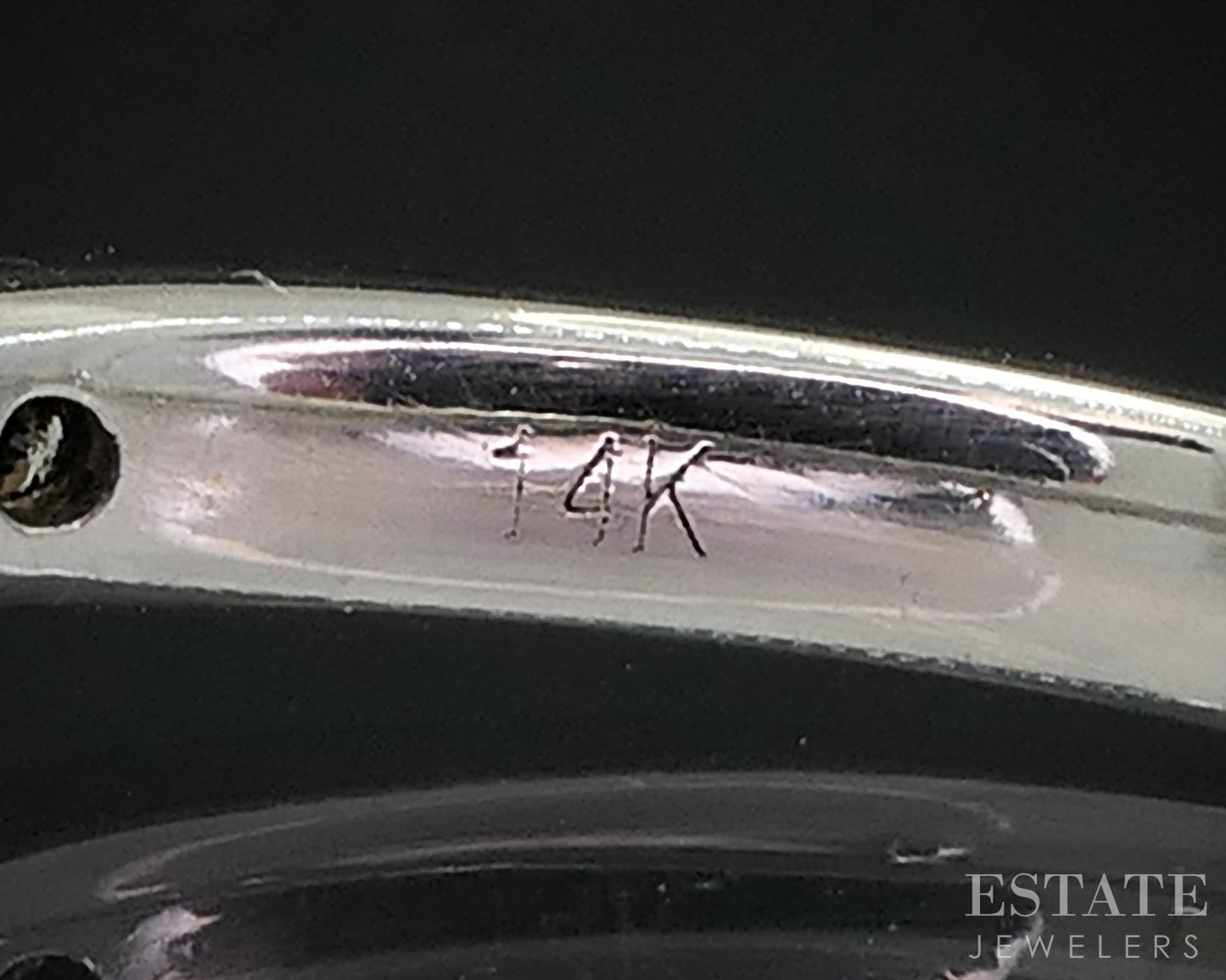 14k White Gold Round GIA Natural 1.71ctw Diamond Engagement Ring 3.9g i19102