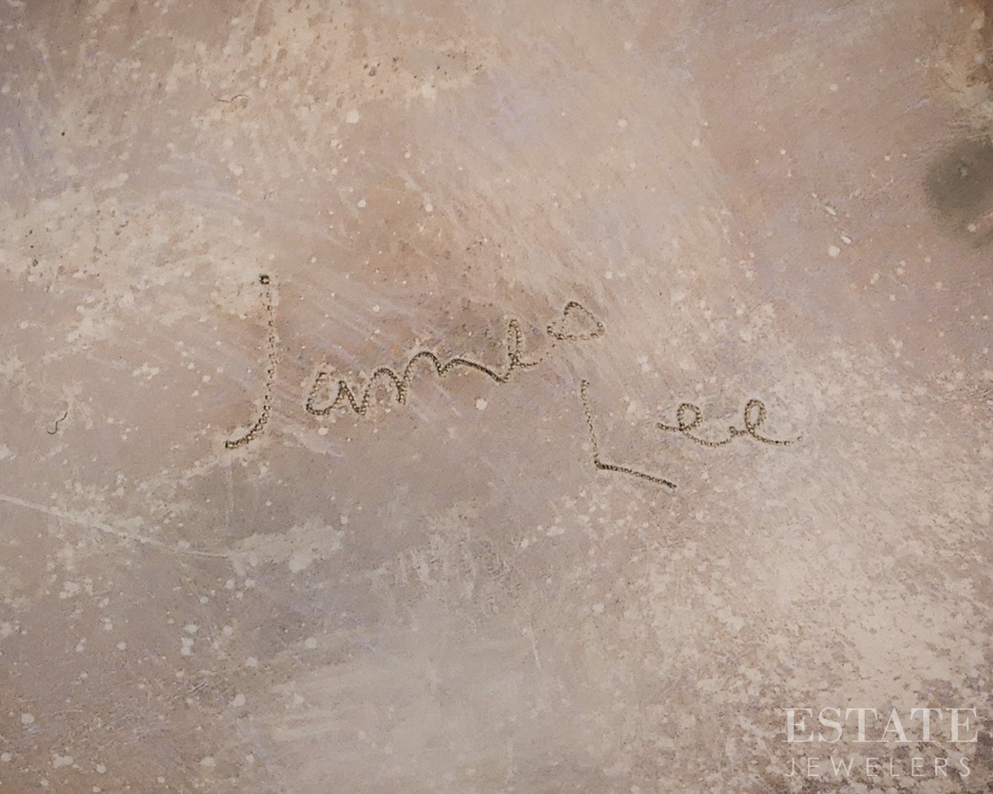 Vintage Sterling James Lee Morenci Turquoise Navajo Large Belt Buckle 90g i19138