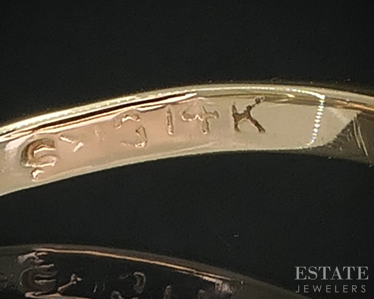 Antique 14k Yellow Gold European Natural 1.21ct Diamond Solitaire Ring i19238