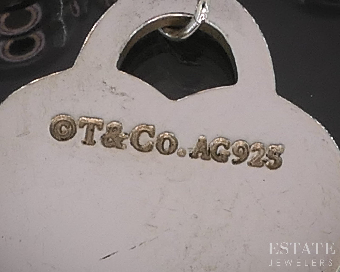 Sterling Tiffany & Co. Return Heart Charm Beaded Chain Bracelet 14g 7.5"L i19424