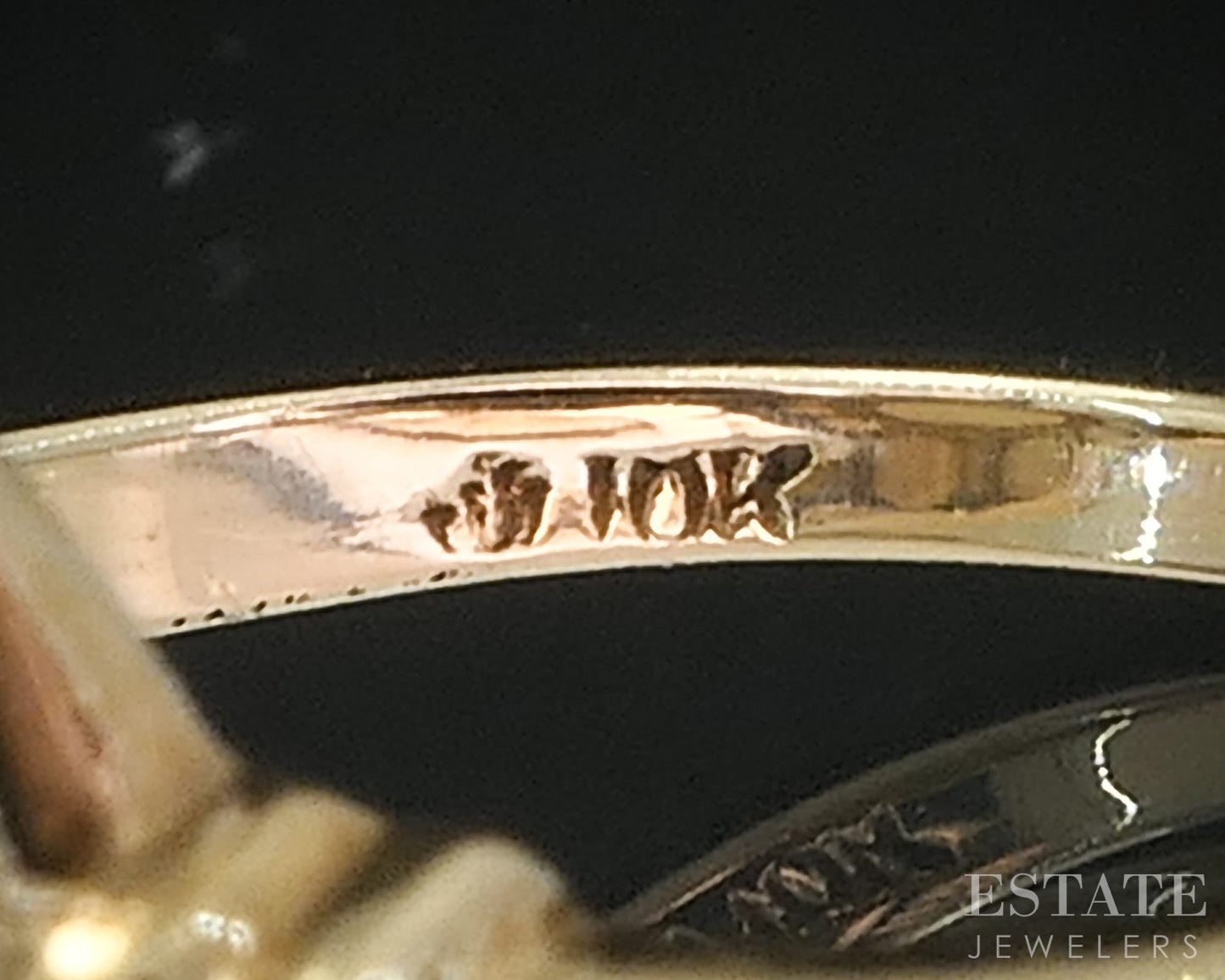 Vintage 10k Yellow Gold Oval Natural Opal Halo Ladies Ring 3.1g i19515