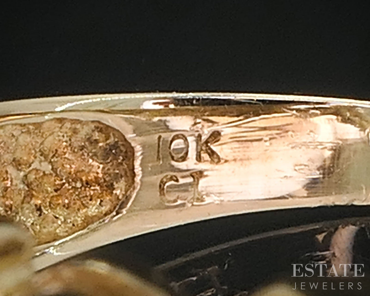10k Yellow Gold Oval Natural Aquamarine Ladies Ring 4.3g i19549b