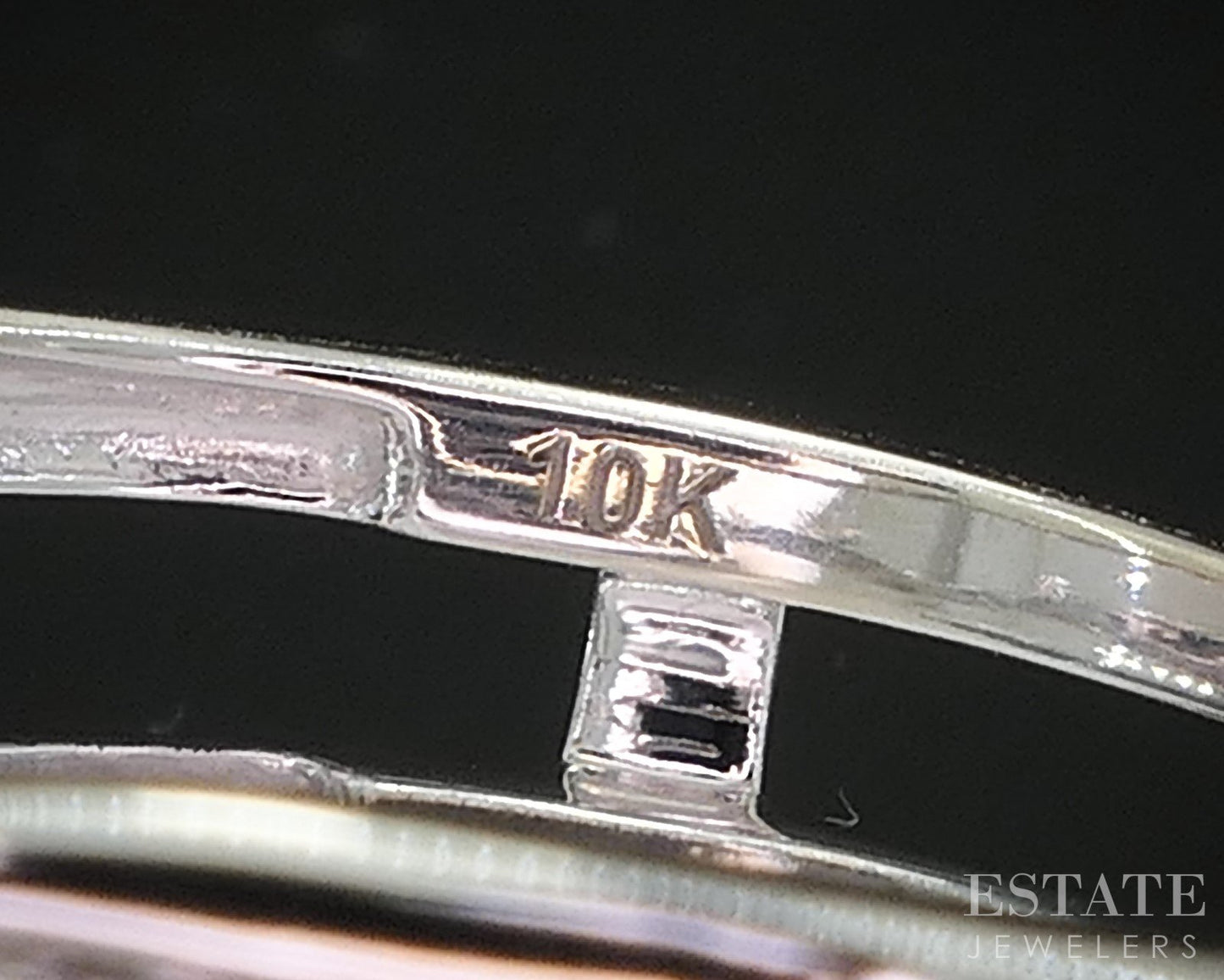 10k White Gold Natural .09ctw Diamond Ladies Wedding Jacket 2.7g i19567
