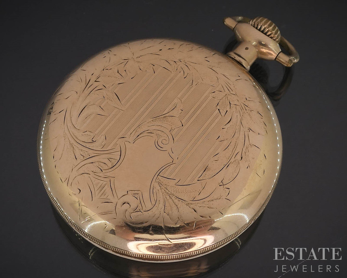 Antique Gold Filled Illinois 706 Overland Special 19j Pocket Watch i19624