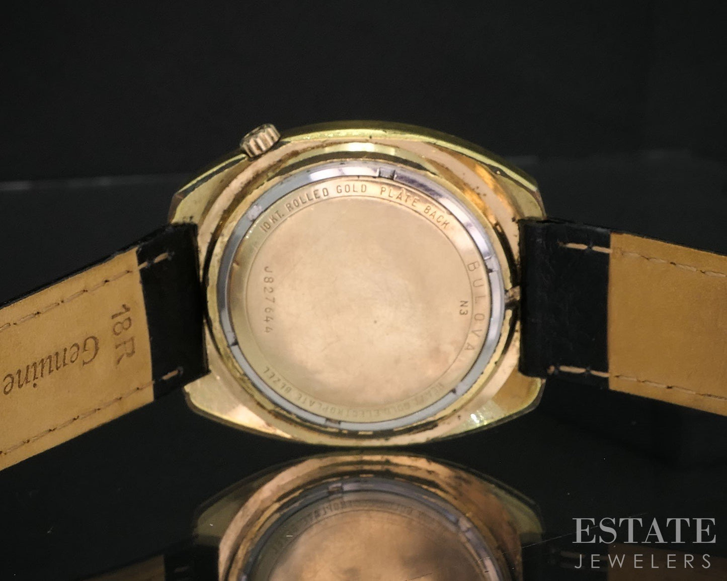 Vintage 1973 Bulova Accutron Day Date Woody Mens Watch i19613