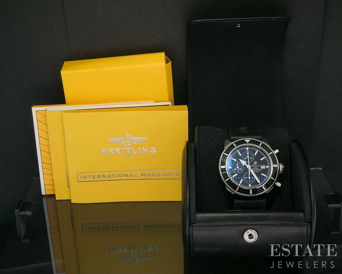 Breitling Superocean Heritage A13320 Black Stainless Mens Watch i19290