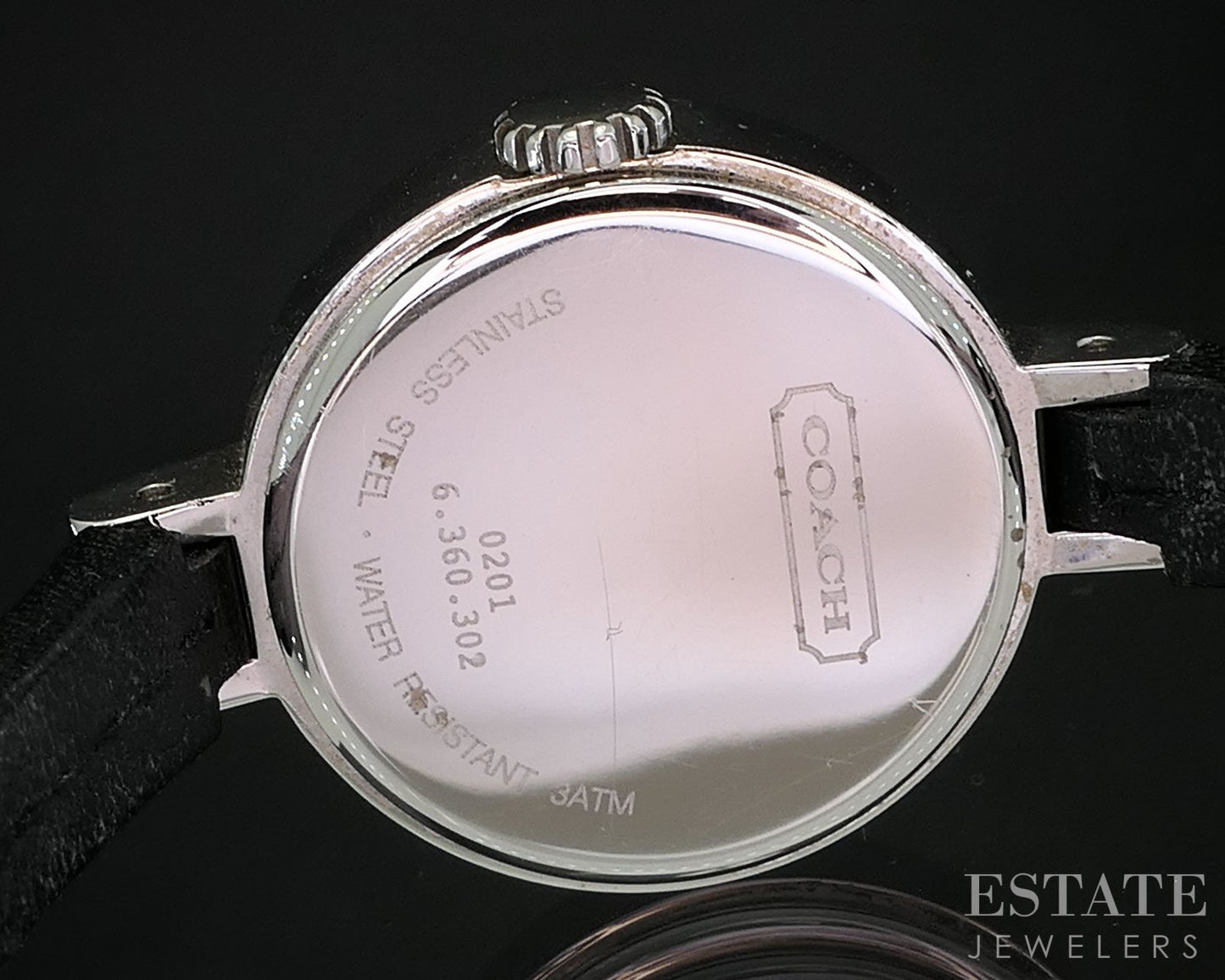 Coach Studio 640691 Blue Dial Leather Ladies Watch i19288