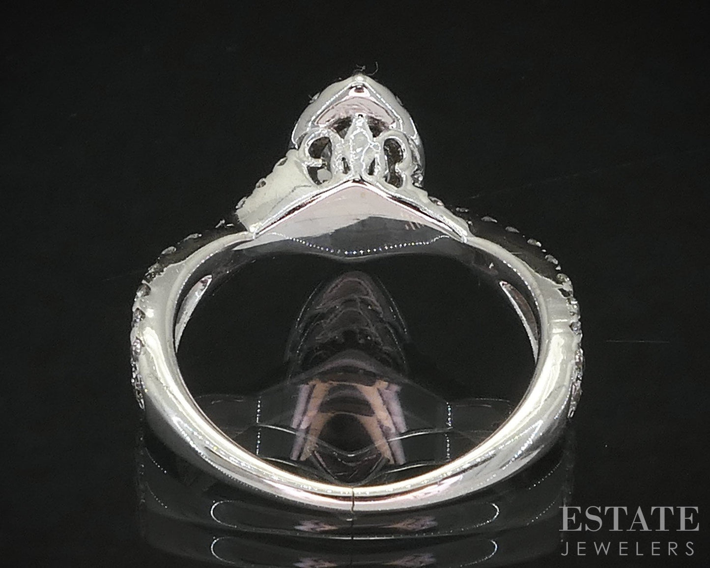 14k White Gold Marquise Natural 1ctw Diamond Neil Lane Engagement Ring 4g i19582