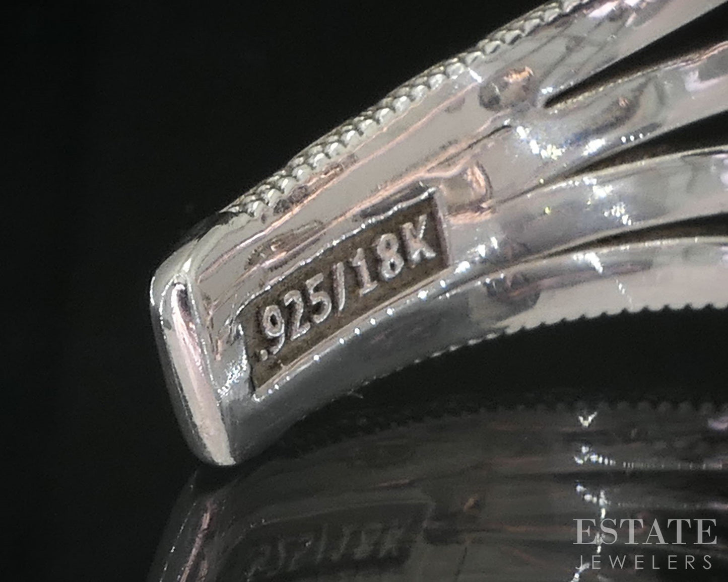 18K & Sterling Tacori Island Rains Multi Gem Four Row Cuff Bracelet 41g i19631