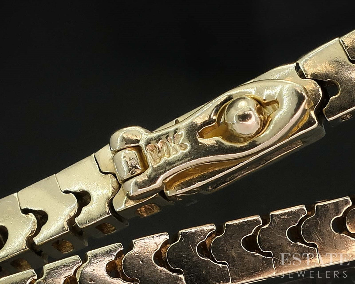 14k Yellow Gold Natural 2ctw Diamond Tennis Bracelet 15.4g 7.25"L i19655b