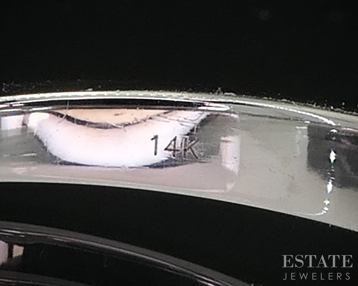 Custom 14k White Gold OEC Natural .65ct Diamond Engagement Ring 3.6g i19666