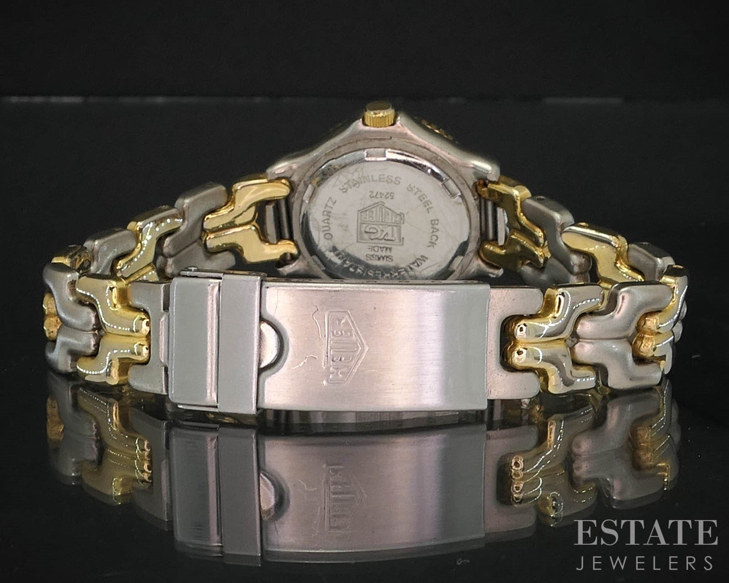 Vintage Tag Heuer Professional 1500 Two Tone Stainless Ladies Watch i19717