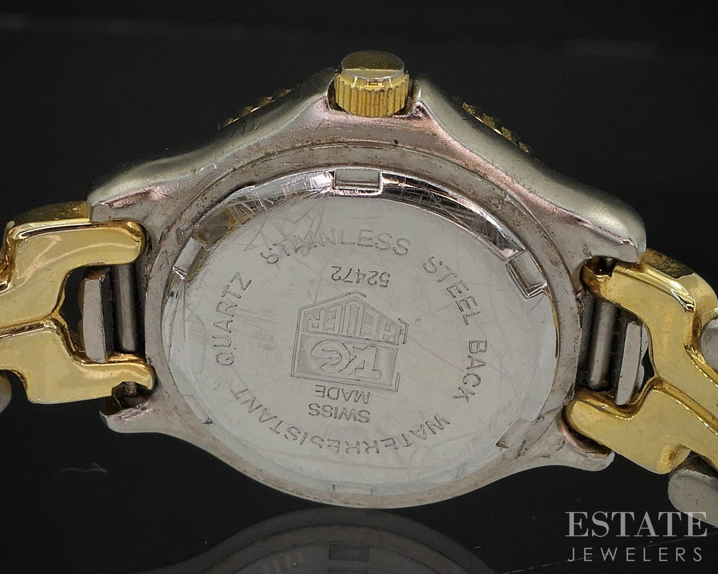 Vintage Tag Heuer Professional 1500 Two Tone Stainless Ladies Watch i19717