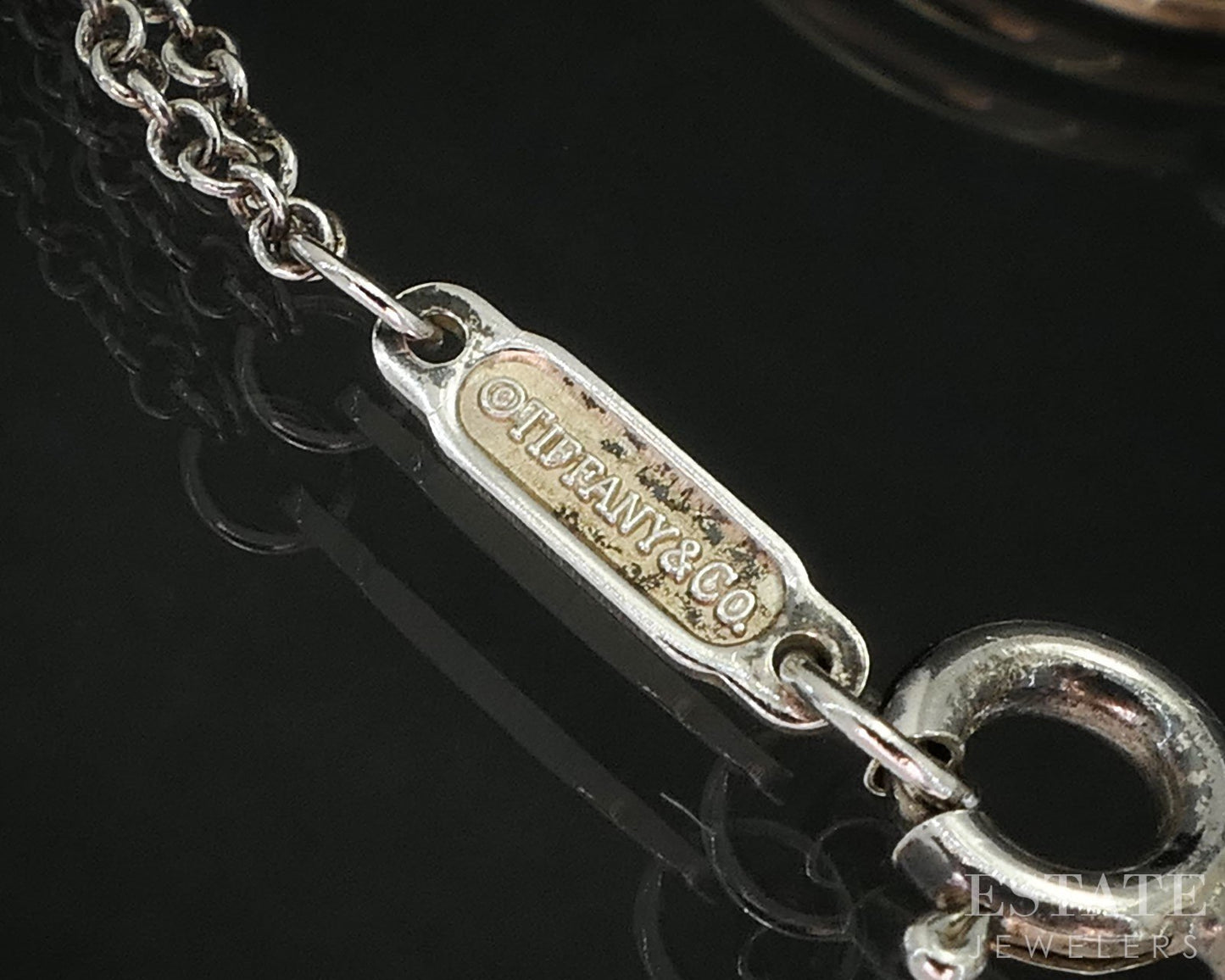 Sterling Tiffany & Co. 1837 Rubedo Circle Ladies Bracelet 1.7g 6.25"L i19782
