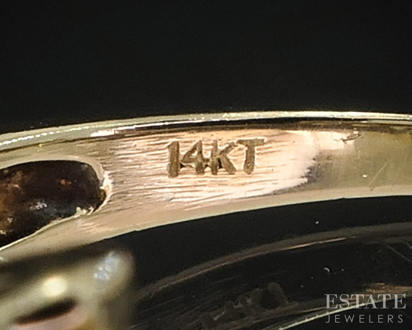 14k Yellow Gold Natural .20ctw Diamond Bypass Ladies Band 3.5g i19805