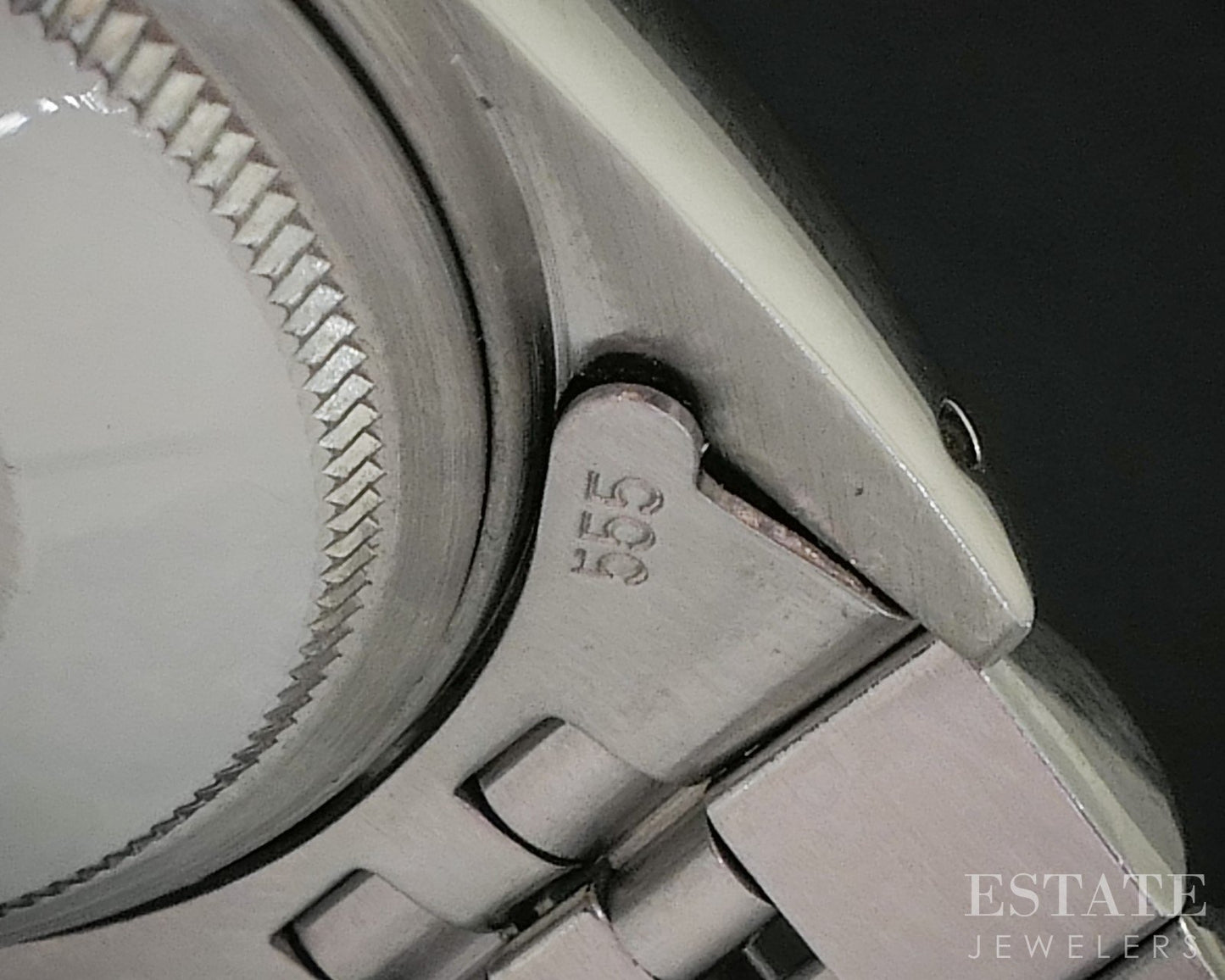 1981 Rolex Datejust Stainless Jubilee 16014 Blue Diamond Dial Mens Watch i19891