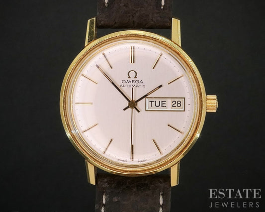Vintage 1978 Omega Automatic Day-Date 166.0209 Cal. 1020 Mens Watch i19889