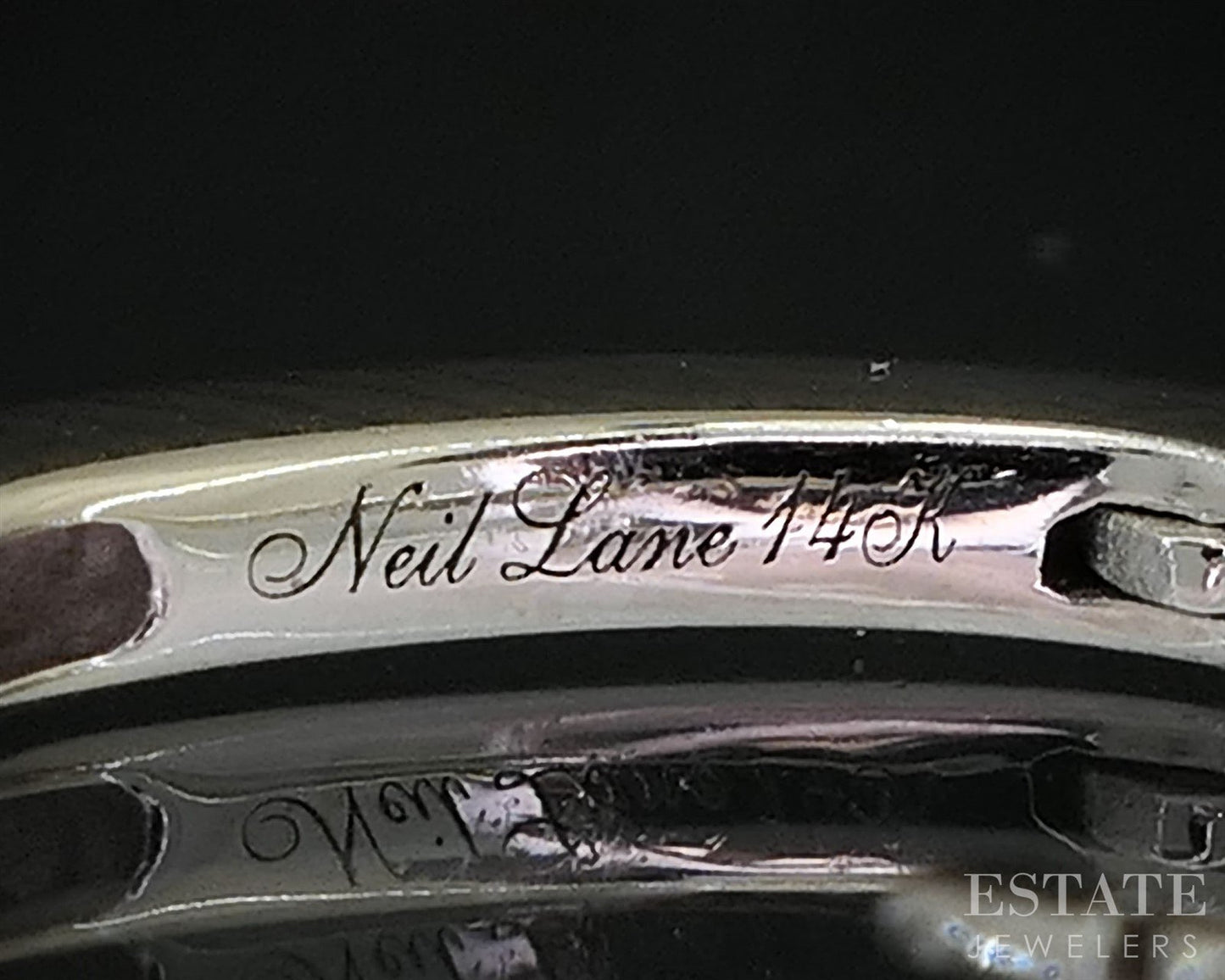14k White Gold Natural .50ctw Diamond Neil Lane Teardrop Earrings 5.2g i19871