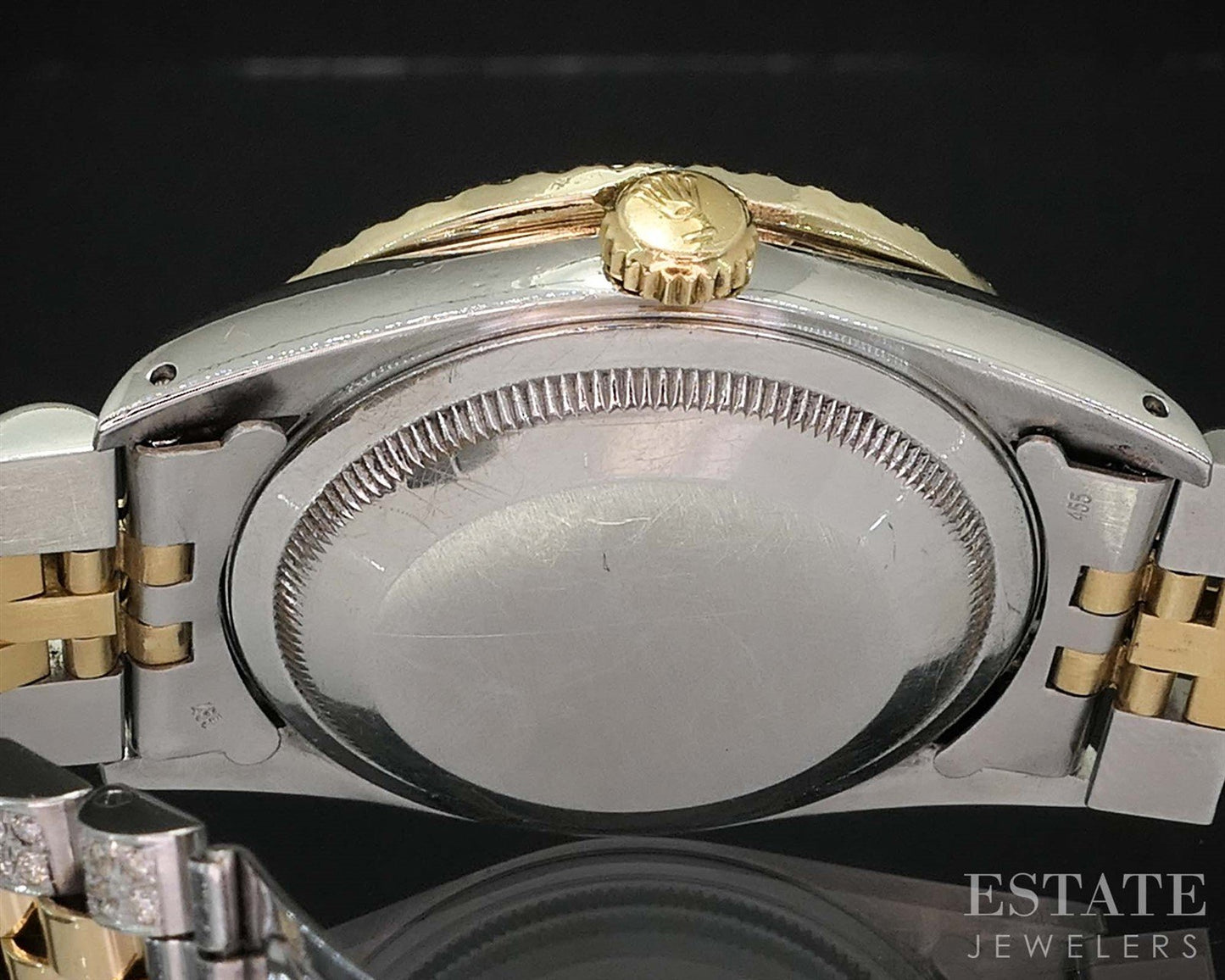1990 Rolex Datejust Two Tone Jubilee 16233 2.5ctw Diamond Dial Mens Watch i19880