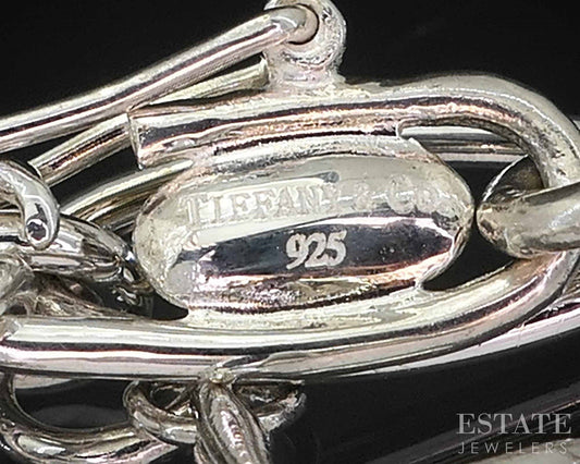 Sterling Tiffany & Co. Elsa Peretti Iconic Charm Bracelet 17g 7"L i19868
