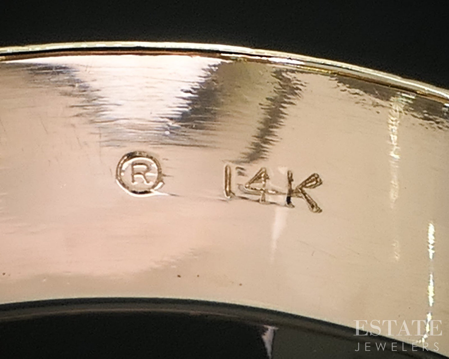 Vintage 14k Yellow Gold 5mm Smooth Mens Wedding Band 4.6g i19976b