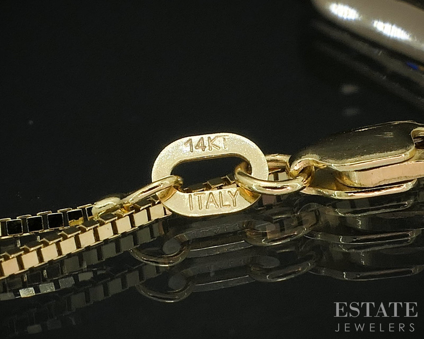 14k Yellow Gold Natural .50ctw Diamond Ladder Style Necklace 5.1g 20"L i19964b