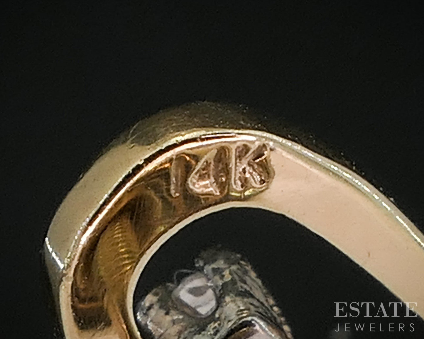 14k Yellow Gold Natural .10ctw Diamond Heart Screw Back Earrings i19977b